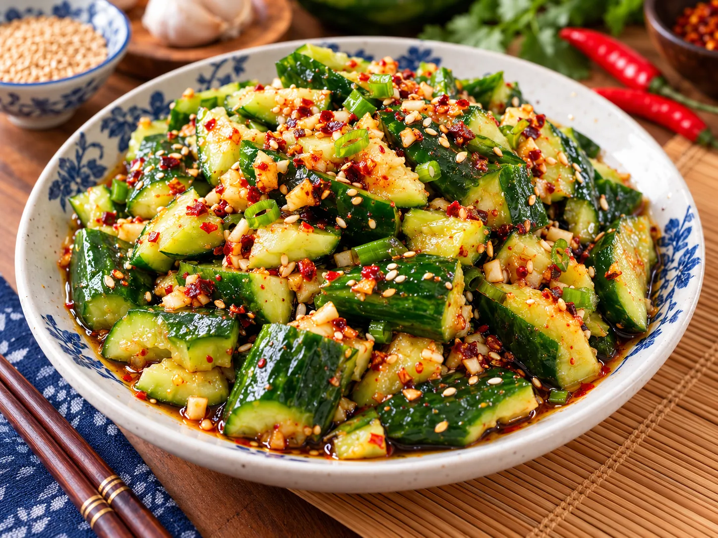 Chinese Smashed Cucumbers