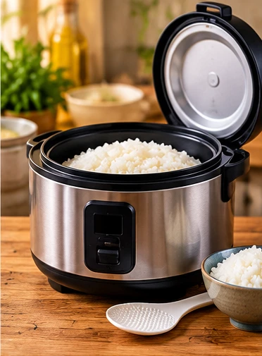 Illustrative photograph of rice cooker
